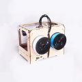 Flashforge Creator Dual Extrusion 3D Printer Wood + 2 Spools Filament